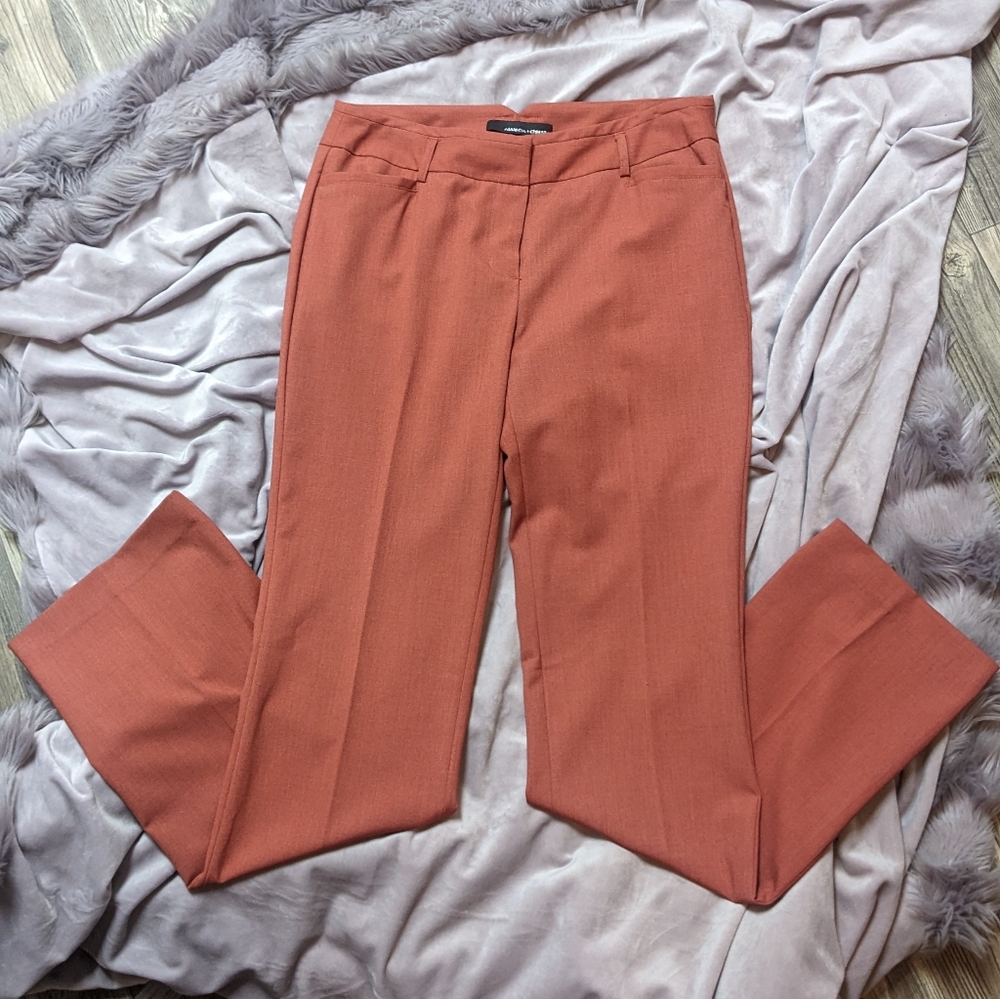 Amanda + Chelsea High Rise Wide Leg Orange Dress Pant - Size 4 - MAKE OFFER